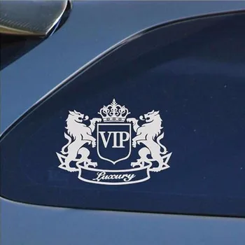

1PC 14*11cm New Style Car Stickers VIP The Lion Reflective Vinyl Car Styling for Truck Decor Car Body Car Accessories