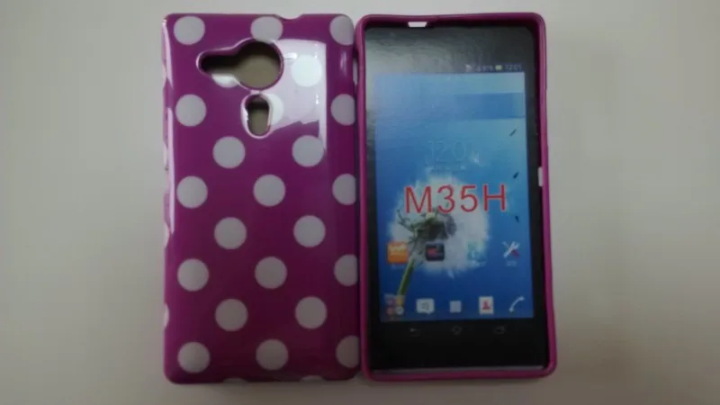 Sony Xperia SP M35h Polka Dots Case (10)