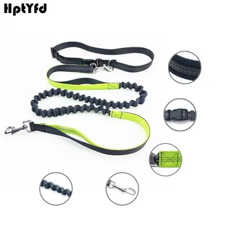 

BIN BANG 2 Pieces Retractable Dog Leash Multifunction Running Hand Free Elastic Nylon Pet Leash Rope Night Reflection Leash