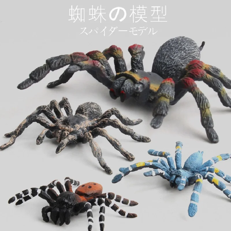 

High Simulation Colorful Spider Prank Insect Toy Halloween Funny Tricky Props Children Joke Play Toys Gift