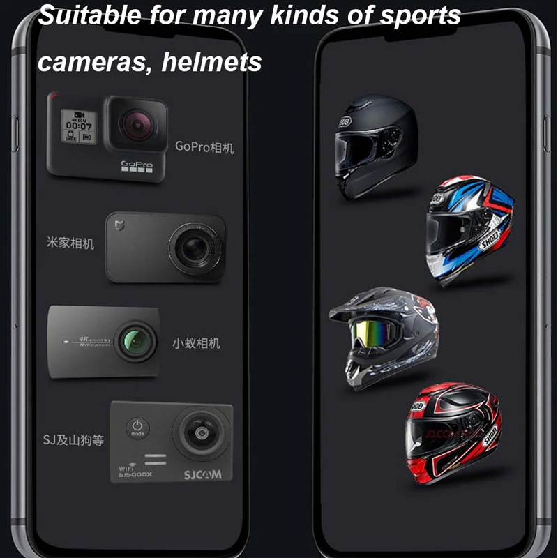 Цельный мотоцикл Helemt подбородок для iPhone Huawei и Gopro Hero 7 6 5 SJCAM SJ4000 SJ6 SJ8 аксессуары