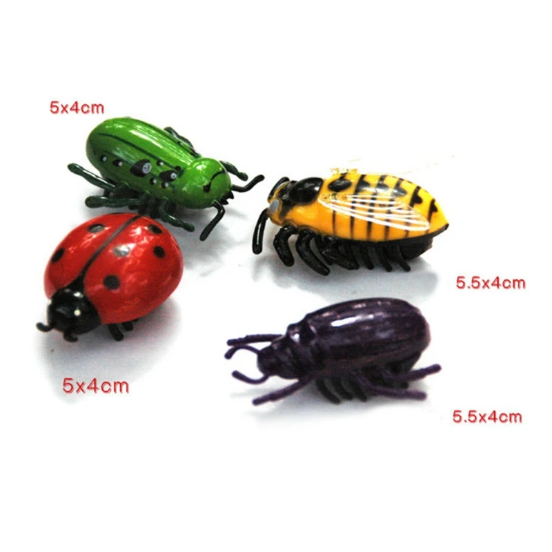 Electric Beetle Ladybug Simulation Animal Insect Toy Cat Toy Battery Powered Mini Toys