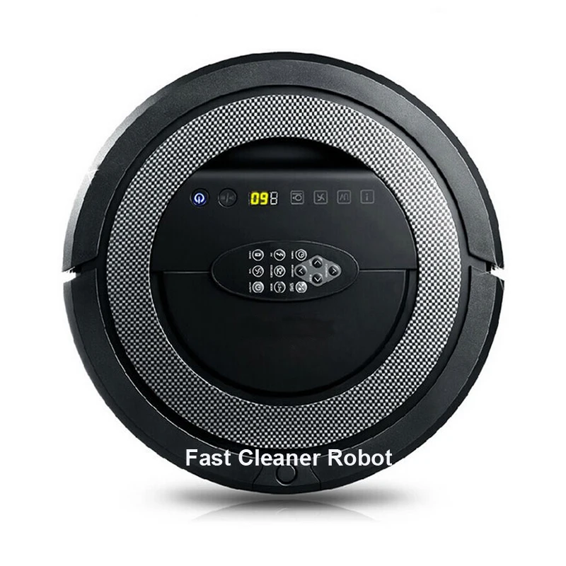 

6 In 1 Multifunction Intelligent Automatic Robot Vacuum Cleaner With V-Shaped Rolling brush,UV sterilize,Schedule,Sonic wall