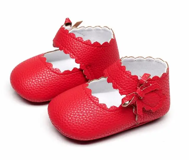 red infant dress shoes