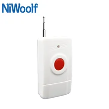 433 мГц беспроводная кнопка паники с антенной, один ключ SOS срочная сигнализация, для дома охранная система/PSTN/Wifi/GSM сигнализация
