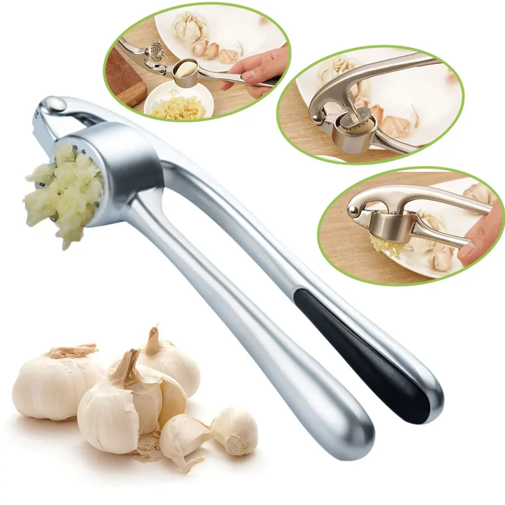 Buy Garlic Presses Zinc Aluminum Alloy Garlic Crusher