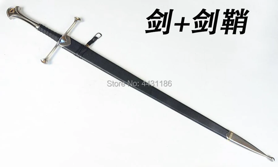 Lord of the Rings Anduril The Sword of Aragon holy sword Stainless Steel Blade Sharp Home Decorate Collection Real Knife Swords