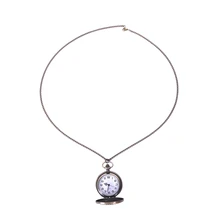 Винтажные очаровательные резные поезд часы Openable полые Кварцевые наручные часы в классическом стиле ожерелье унисекс кулон цепи часы