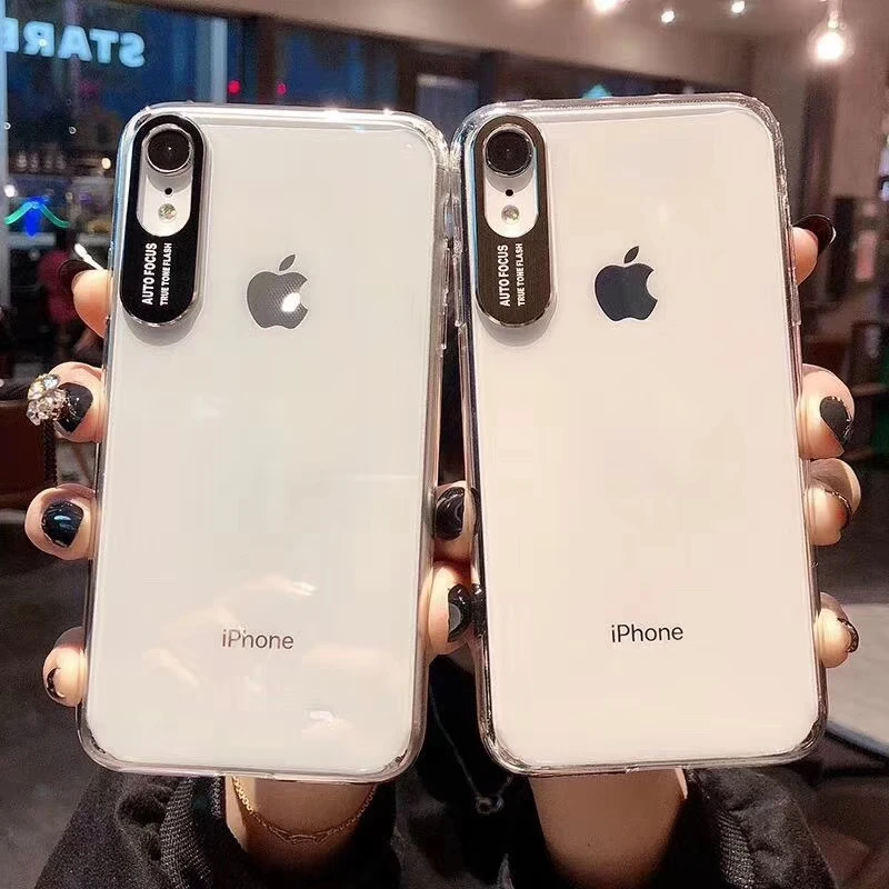 

Mobile Phone Case For iPhone 6 6s 7 8 Plus X XR XS MAX Case Cover Full Protective TPU PC Transparent Back Shell for iPhone Apple