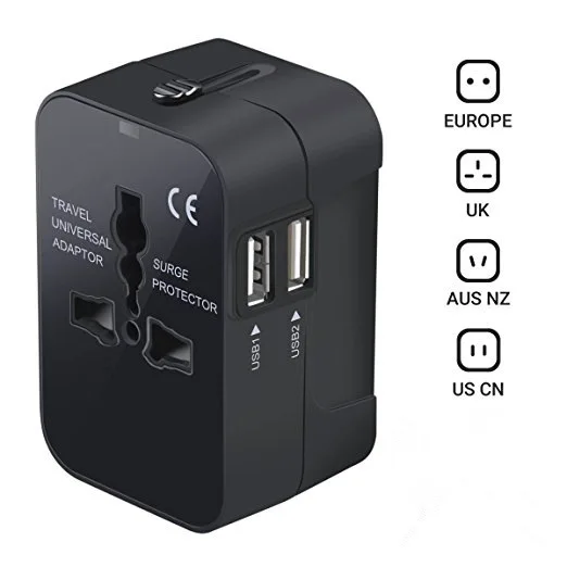 Travel adapter Электрический разъем питания переменного тока гнездо адаптера