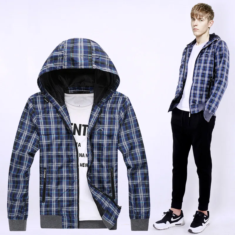 Trench Coat Find Deals On Line At Alibaba Com Yofaqc New Fashion Korean Style Lattice Long Trench Coat Jacket Men Brand Woolen Clothing Casual