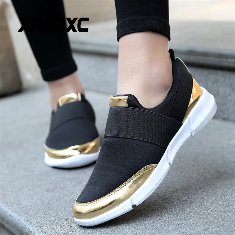 

XAXBXC 2018 Summer Spring Mesh Women Running Sneakers Flats Outdoor Sport shoes Woman Breathable Jogging Mujer Casual Shoes Plus