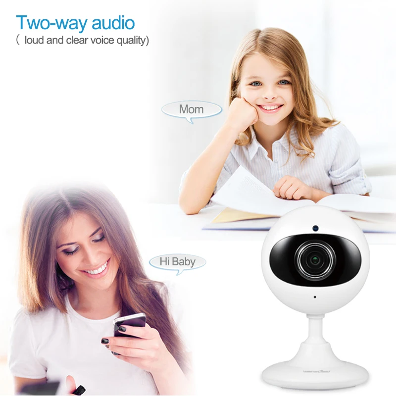 Wansview K2 Mimi камера видеонаблюдения для помещений WiFi Беспроводная ip 2 5 мм объектив