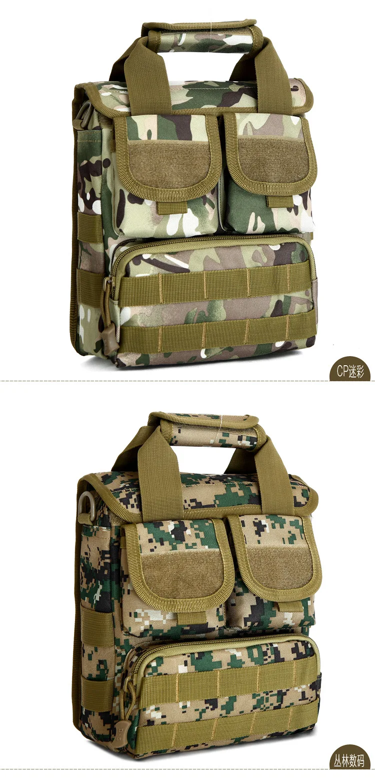 Прочная военная сумка на одно плечо с несколькими карманами, Мужская водонепроницаемая Сумка Bolso Bandolera для Ipad, сумки Camuflage для мобильного телефона