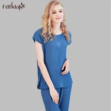 Пижамы большого размера в европейском стиле Женская хлопковая и льняная Пижама Повседневная Пижама женская пижама для сна Mujer женский спортивный костюм 3XL