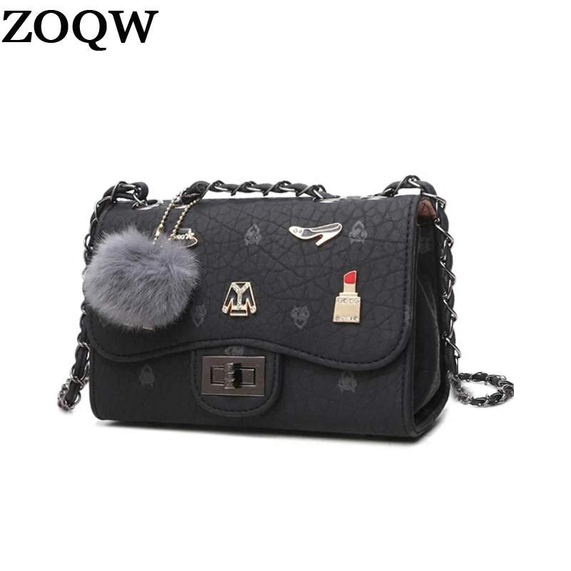 

ZOQW Fashion Small Bag Women Messenger Bags PU Leather Handbags Crossbody Bags For Women 2018 Clutch Bolsas Femininas WYQ408