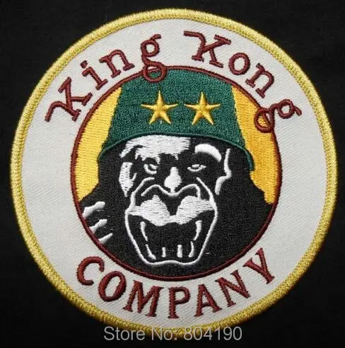 

4" Kong Skull Island patches TAXI DRIVER DENIRO TRAVIS BICKLE KING KONG COMPANY M65 CULT IRON ON PATCH USA Movie TV costume