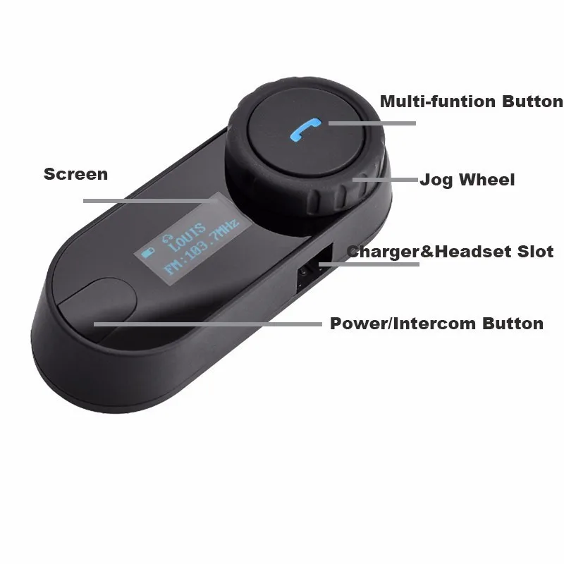 2 шт. TCOM-SC FreedConn бренд Bluetooth Intephone мотоциклетный шлем гарнитура, переговорное устройство ЖК-экран мягкий наушник домофон