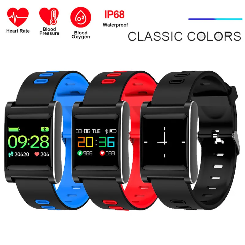 

RAAAVI K88Plus Smartwatch 2019 Blood Pressure Heart Rate Monitor Pedometer Sports Tracker Smart Watch Men Women IP68 Waterproof