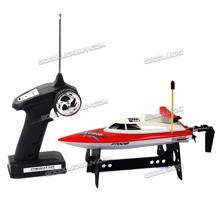 

Feilun FT008 4CH 27Mhz High Speed Remote Control RC Racing Boat Electric Toys Red