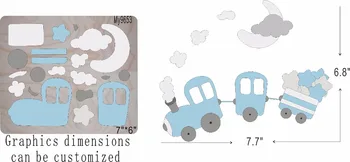 

Assembly train wooden mold die cut accessories wooden die Regola Acciaio Die Misura ,MY