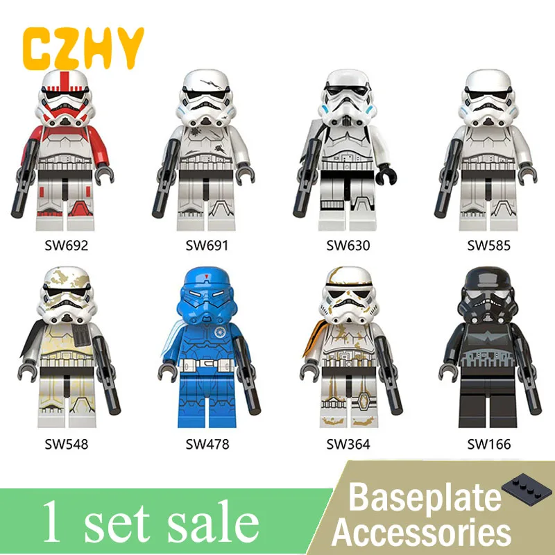 

Star Wars MINIfigureD Clone Trooper Shock Shadow Trooper Sandtrooper Military Stormtroopers Blocks Toys for Children