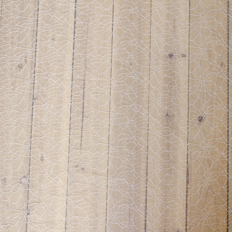 Вышитая кружевная марлевая ткань одежды платье свадебное ручной работы DIY