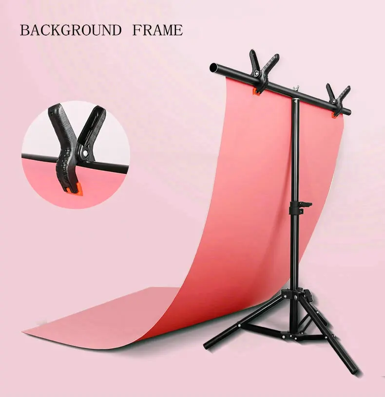 

Professional Tripod Universal Folding Camera Tripod FLASHLIGHT LED LIGHT BACKGROUND VIDEO CAMERA Photograph Tripod BJ0906