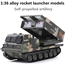 1:36 ze stopu wyrzutnia rakiet modele, model wojskowy, metal diecasts, pojazdy z zabawkami, wycofać i miga i muzyczne, darmowa wysyłka