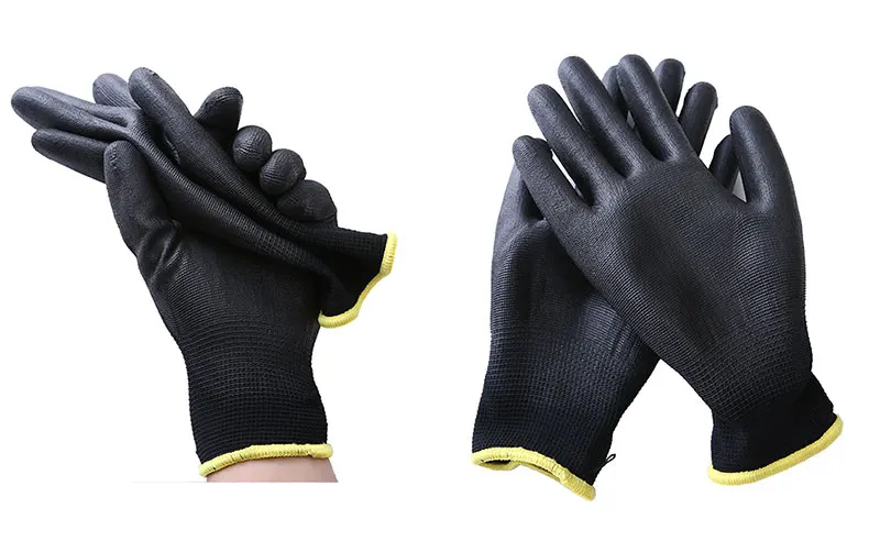 NMSAFETY 12 пар антистатические хлопок Прихватки для мангала ОУР Детская безопасность электронные перчатки для работников промышленности