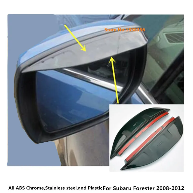 Car rear Rearview Side glass Mirror trim frame Rain Shield Sun Visor