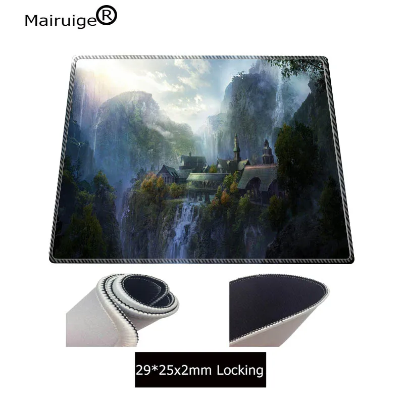  Lord of The Rings Large Gaming Mouse Pad Lock Edge Mouse Mat Keyboard Mat Table Mat Desk Mat for No
