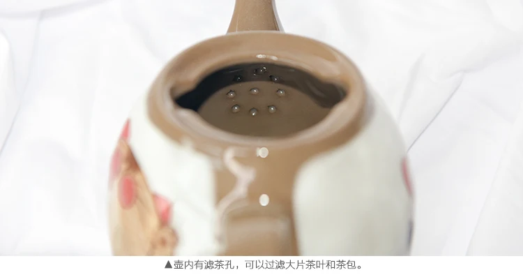 Японский стильная футболка с изображением персонажей видеоигр cat кунг-фу чайник чайный набор грубая керамика подглазурная роспись цвет