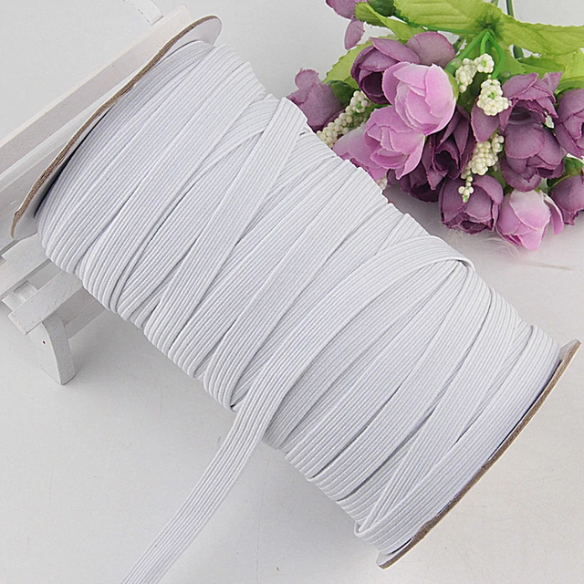 1 Roll Elastic bands 3/5/6/8/10/12mm width polyester elastic bands for