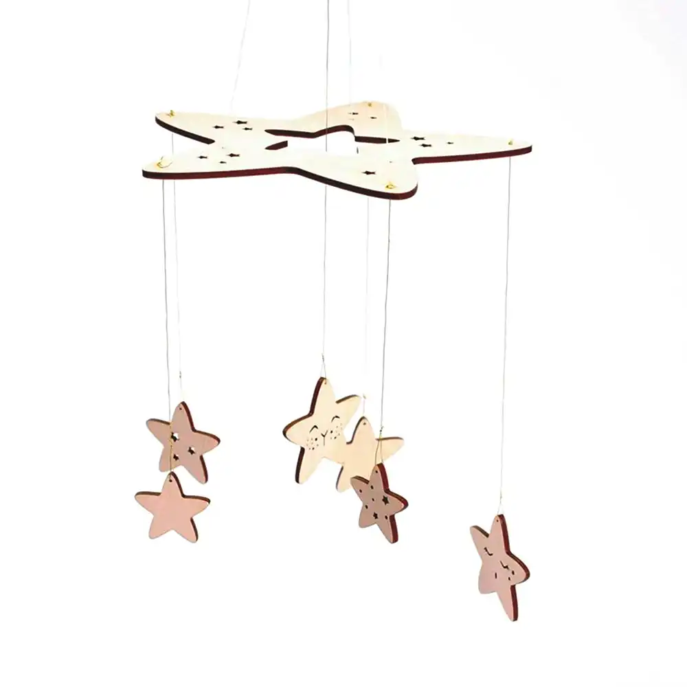 wooden baby hanging toys
