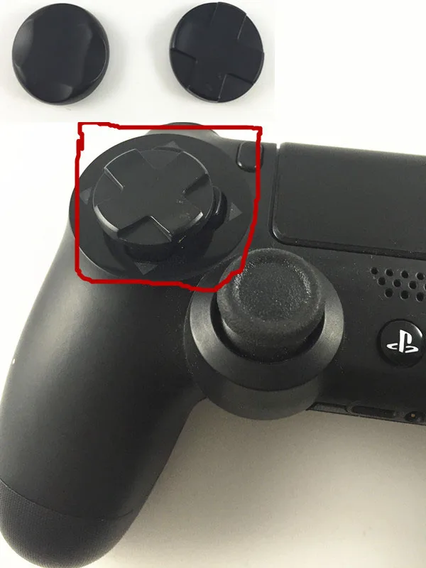 2pcs/lot Enhanced Kit D Pad Cross Button Direction Key caps Cover for Sony Playstation 4 PS4