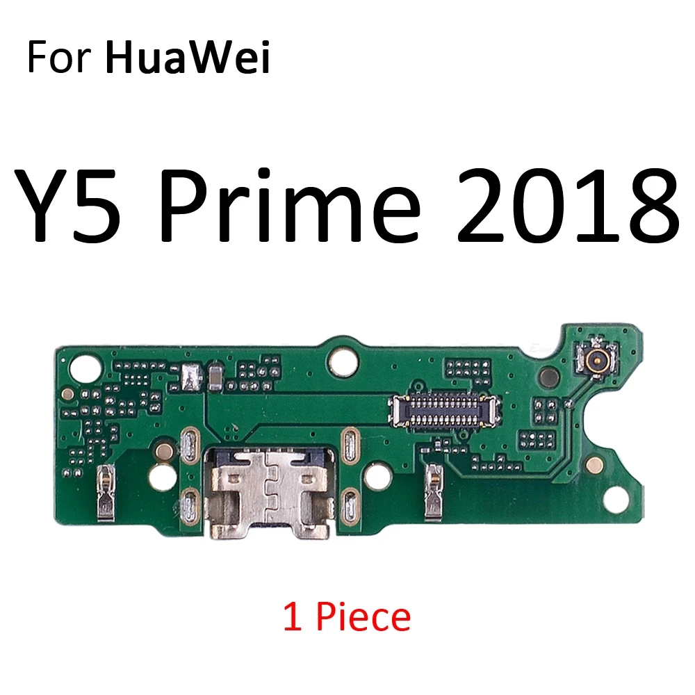 Части платы разъема для зарядки гибкий кабель с микрофоном для HuaWei Y9 Y7 Y6 Pro Y5 Prime GR5
