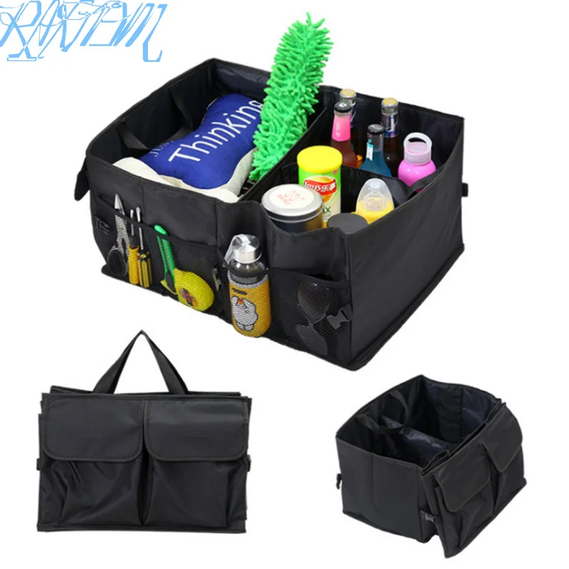 Car trunk foldable Organizer Auto Storage Box For BMW F20 F30 X1 X3 X5 X6 M M3 M5 G30 E92 Accessories Automobile Storage Box
