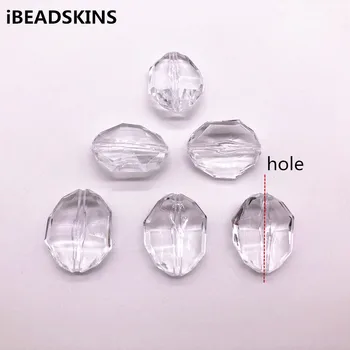 

New arrival 25x20mm 190pcs clear Acrylic oval shape beads for stud earrings/earrings accessories/Earring parts/ jewelry DIY