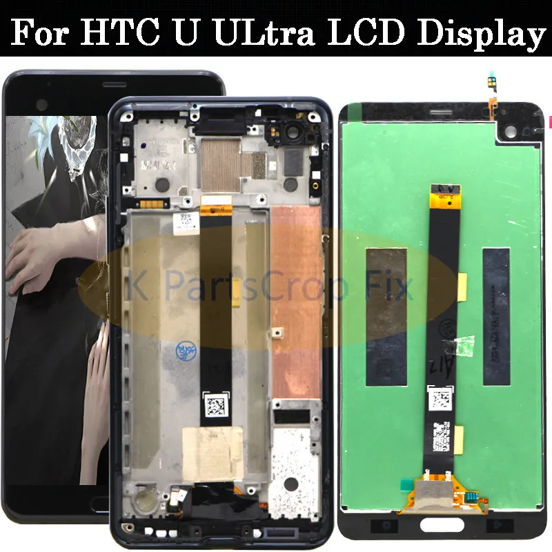 

New test For 5.7" HTC U ULtra LCD with frame Display Touch Screen Digitizer Assembly Replacement For HTC Ocean Note LCD+frame