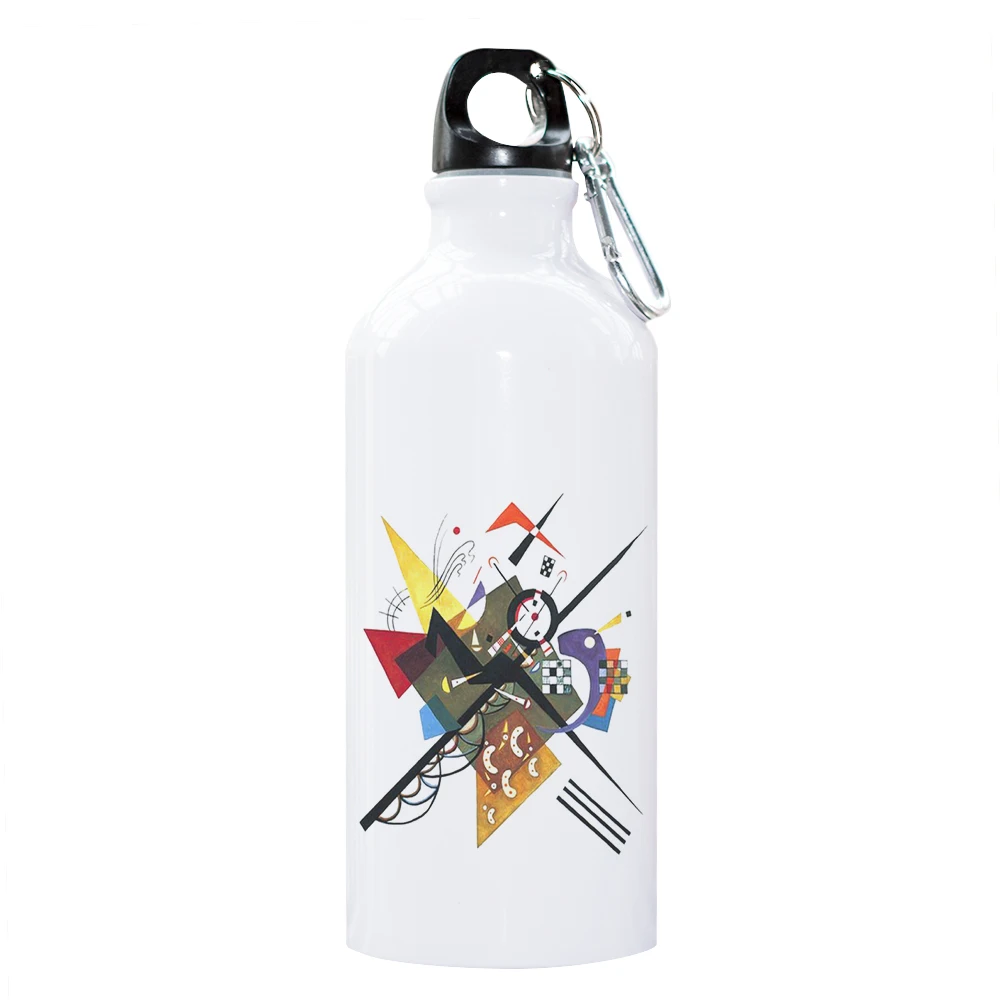 

Cool Design Abstract Painting Bottle 600ml Light Aluminum Outdoor Sport Water Bottle with Fantastic Print for Biking Camping