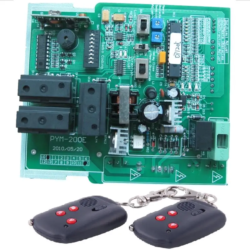 sliding gate operator control panel, home automation gate opener