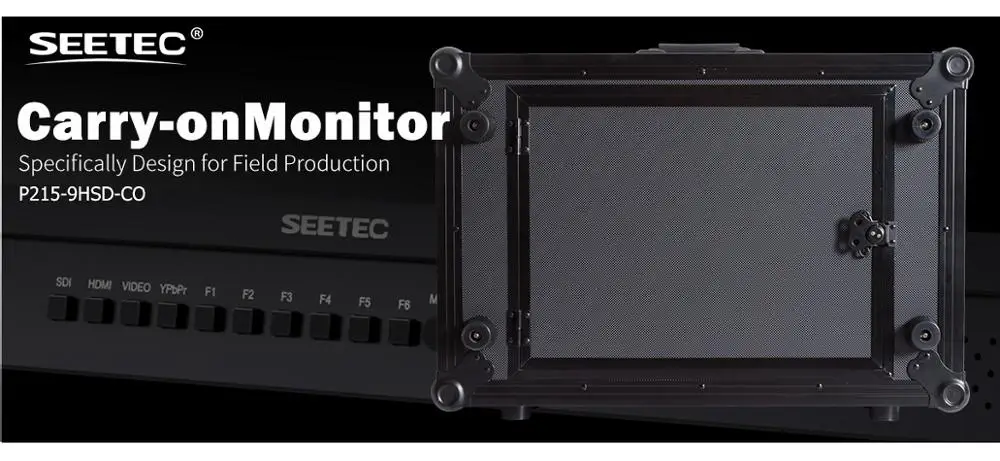 SEETEC P215-9HSD-CO 21," ips Full HD 1920x1080 Carry-on Broadcast Director Monitor с 3G-SDI HDMI AV YpbPr