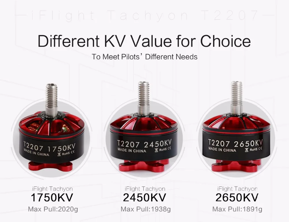 Tachyon T2207 1750KV 2-6S FPV Racing Motor (2)