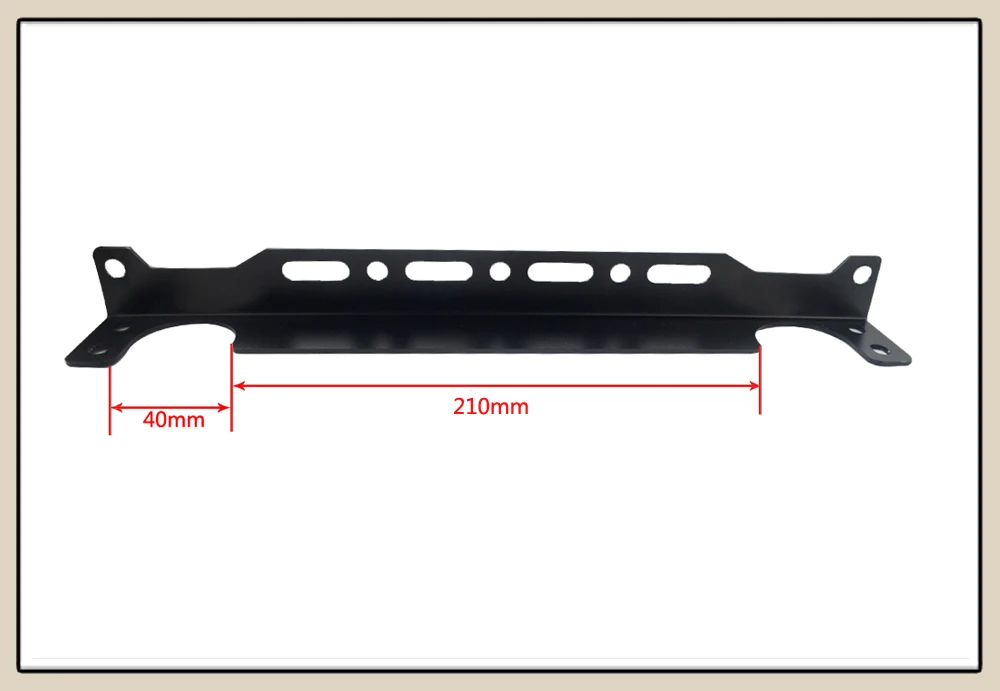 LZONE- универсальный монтажный кронштейн для масляного охладителя двигателя британского типа, Комплект алюминиевых JR-OCB01 толщиной 2 мм