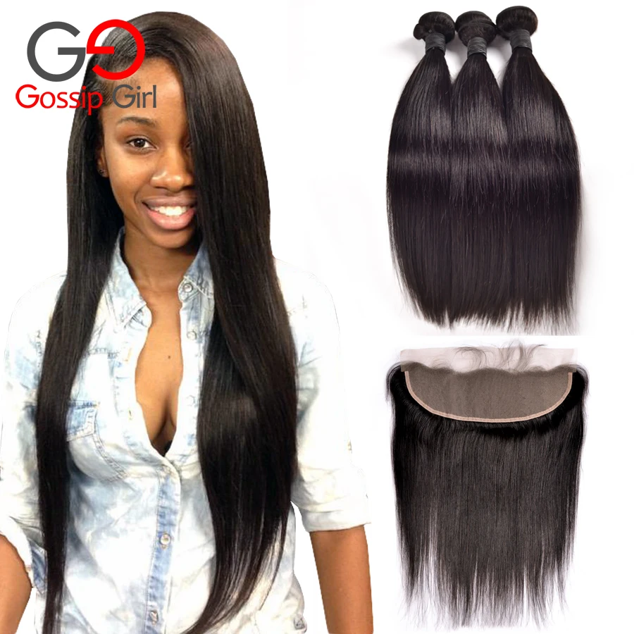 Top 7A Mink Brazilian Virgin Hair With Closure Brazilian Straight