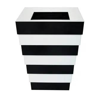 

Creative Fashion Rainbow Foldable Plastic Trash Can For Toilet Bedroom Office New Morden Style Household rash Storage Bin D11
