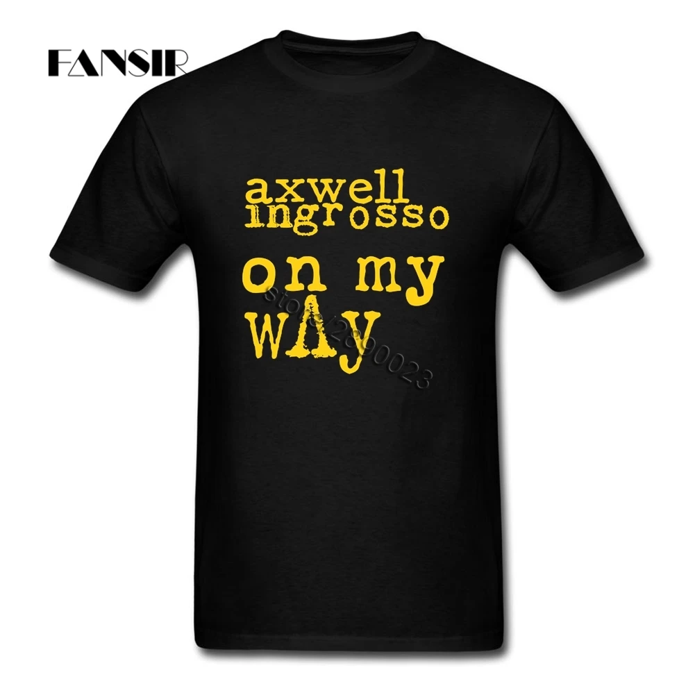 2020 New Fashion Tshirts For Men Short Sleeve O Neck Axwell Ingrosso Music Guys Summer Tees Tshirt | Мужская одежда