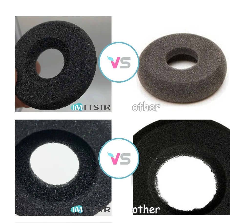 Foam Pads for Sennheiser SC60 USB ML Headset Sponge Ear Replacement Earbud Covers Earpads