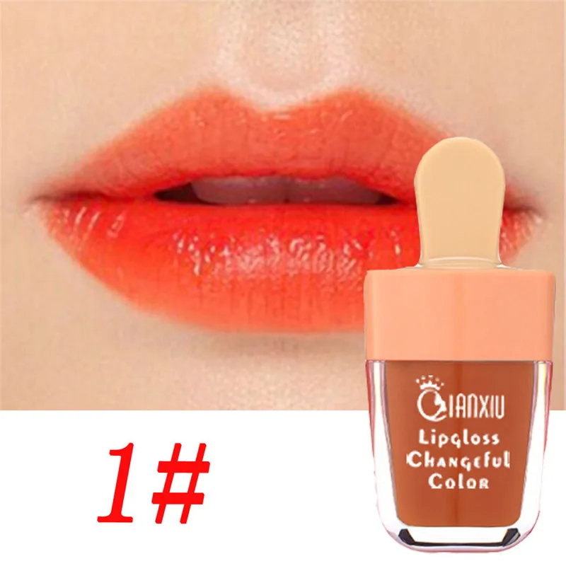 6 Colors Matte Lipsticks Ice Cream Waterproof Glaze Lip Gloss Lipstick